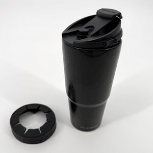 FrostBuddy Universal Buddy 2.0 Insulated Tumbler Black Embossed Hearts Cup Lid